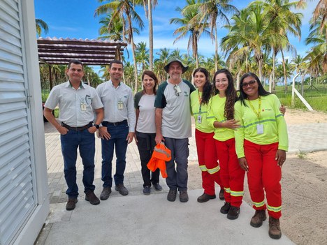 Equipe do Centro TAMAR/ICMBio fez visitas a unidades de conservação do sul da Bahia