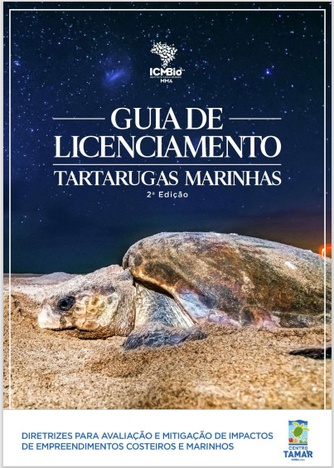 Capa Guia de Licenciamento Tartarugas marinhas 2a Edição (ICMBio, 2023)