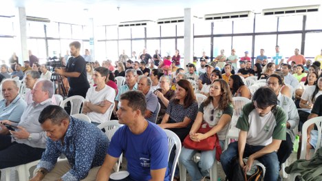 Público presente na consulta pública realizada pelo ICMBio em Linhares-ES.
