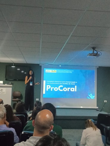 Carolina Chalegre, analista ambiental do Depto do Oceano do MMA.