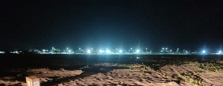 Fotopoluição na praia de Pirambu-SE