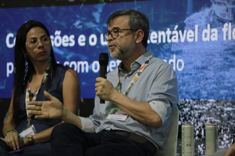 Mesa foi promovida pelo BNDES e contou com a participação do presidente do ICMBio, Mauro Pires.- Foto: Geylson Paiva/ICMBio