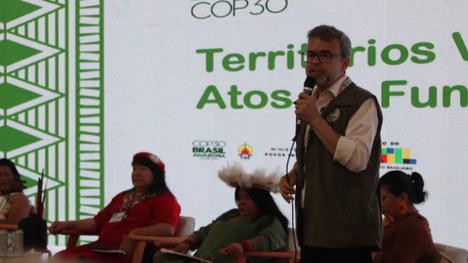 Painel colocou povos e comunidades tradicionais no centro do debate sobre preservação ambiental - Foto: Rubem Jayron/ICMBio 