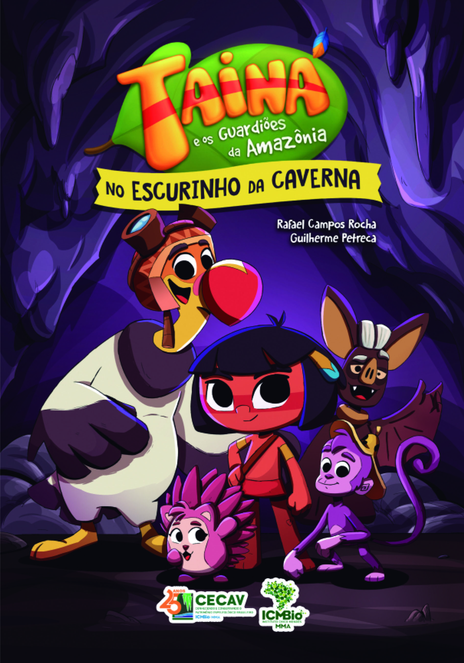 O livro promove a educação ambiental sobre as cavernas e os ambientes cársticos do Brasil - Imagem: Divulgação/ICMBio  