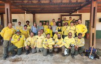 Comitiva canadense conhece trabalhos em Manejo Integrado do Fogo do Instituto Chico Mendes e Ibama