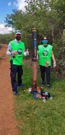 Márcio e Rosemar no Parque