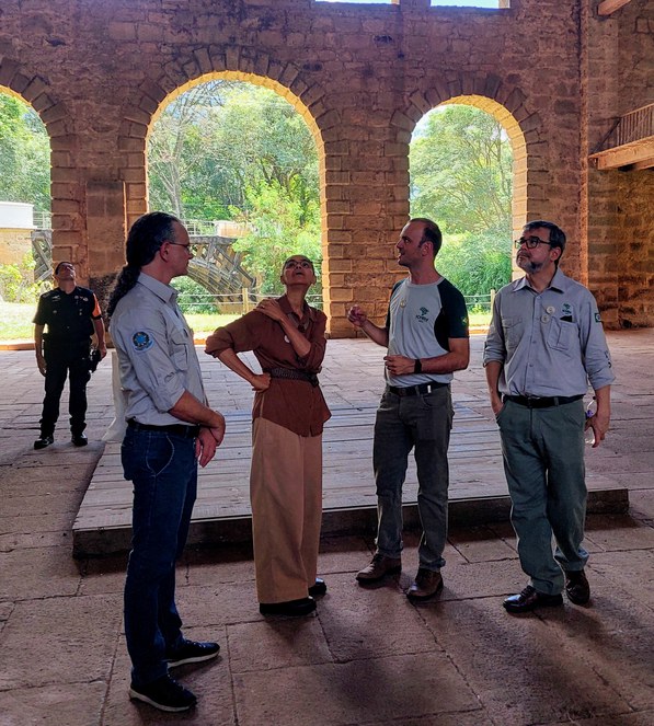 Visita aos prédios históricos agora conta com sistema de audioguia e audiodescrição - Foto: Ricardo Peng/ICMBio