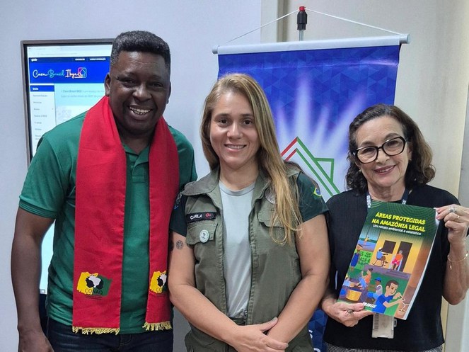 O evento ocorreu na Casa Brasil IBGE, espaço com programação especial durante o período da Conferência na capital paraense -  Foto: Divulgação/ICMBio