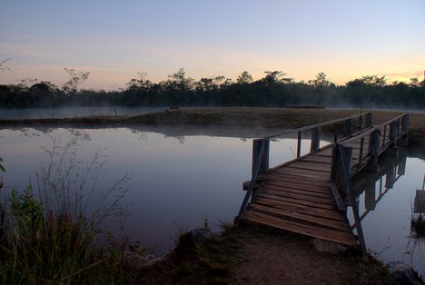 Ilha da meditação no Parque Nacional de Brasília - Foto: Acervo Parna de Brasília