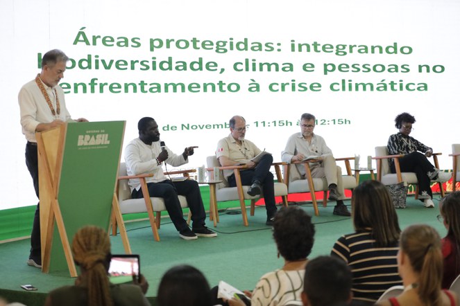 O evento aconteceu no Pavilhão Brasil - Foto: Geylson Paiva/ICMBio 
