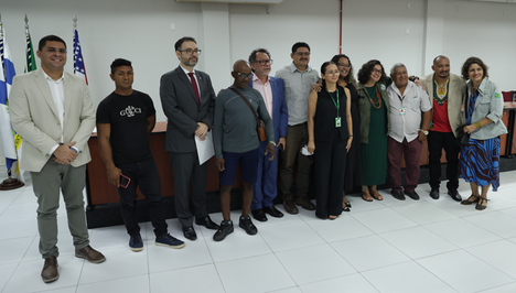 Cerimônia de assinatura do acordo em Manaus. Foto: Rodrigo Fonseca