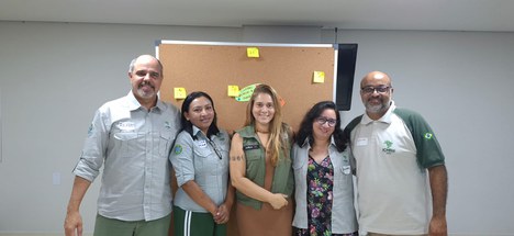 Servidores do ICMBio que compuseram o evento. Foto: Divulgação/ICMBio