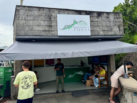 Novo ponto de atendimento ao visitante - Divulgação Parque Nacional da Tijuca 