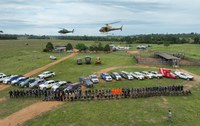 ICMBio cumpre decisão judicial e realiza operação para retirada de invasores na Floresta Nacional do Bom Futuro, em Rondônia