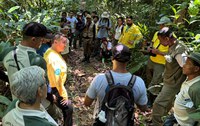 Instituto Chico Mendes capacita servidores em manejo de trilhas no Parque Nacional e Histórico do Monte Pascoal