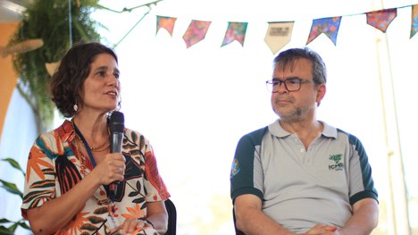 Diretora da DISAT, Kátia Torres, e presidente do ICMBio, Mauro Pires - Foto: Maira Norton