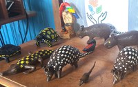 Látex vira artesanato inspirado na fauna na Resex Alto Tarauacá