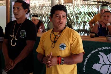 A Liderança indígena preside o Conselho Gestor do Mosaico do Gurupi - Foto: Acervo pessoal Cacique Wilson Guajajara 