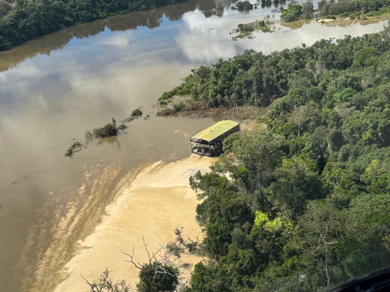 Esta não é a primeira operação na Floresta Nacional do Jamanxim. Foto: Divulgação/ICMBio