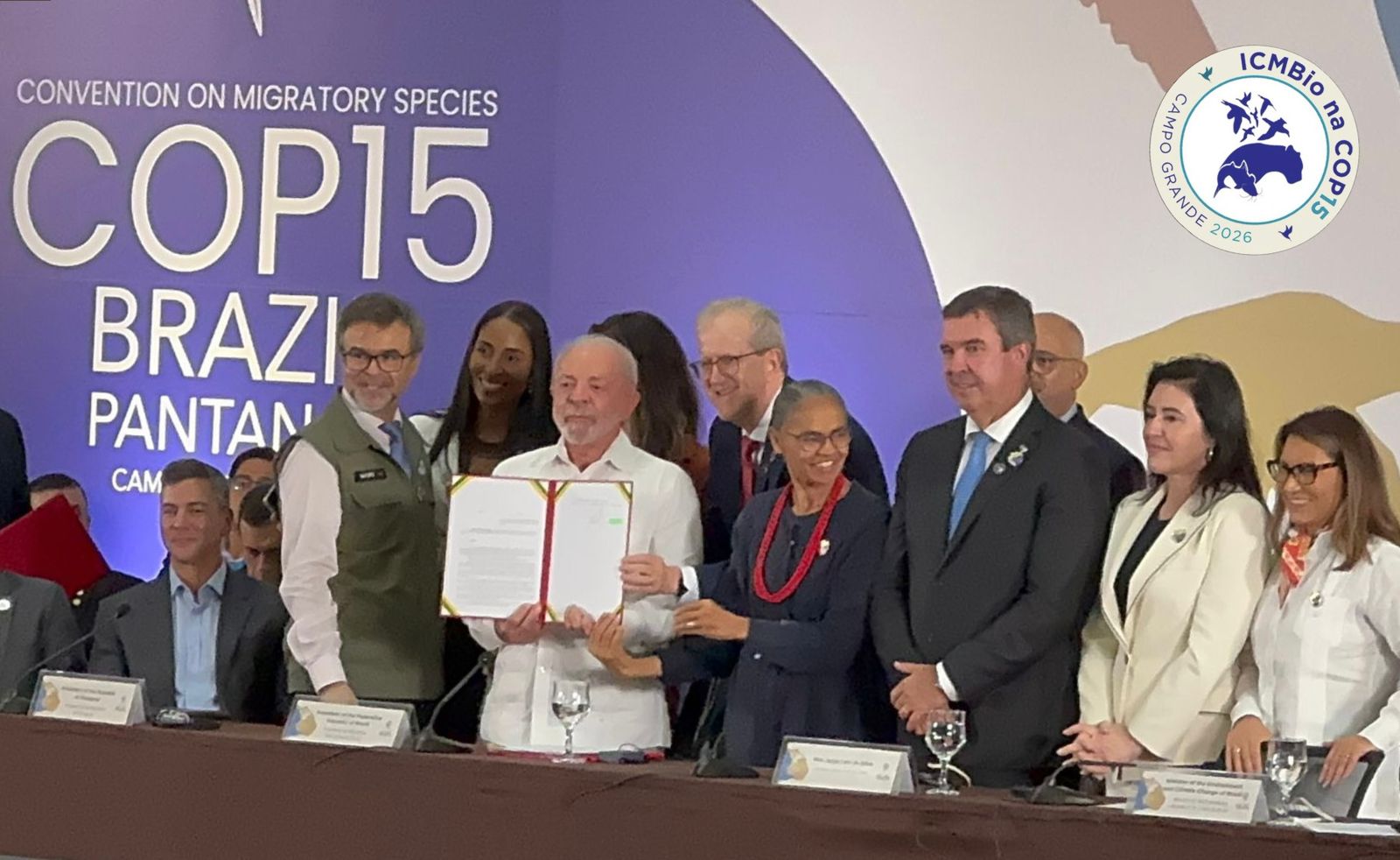 Presidente Lula assina, durante a COP15, decreto que amplia Parque Nacional do Pantanal Mato-Grossense e da Estação Ecológica Taiamã em Mato Grosso e  cria a Reserva de Desenvolvimento Sustentável Córregos dos Vales do Norte de Minas em Minas Gerais.