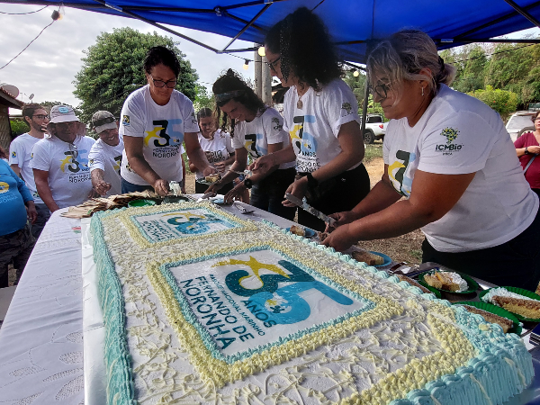 Parabéns ao Parque contou com bolo e atividades esportivas