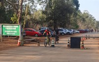Pesquisa com contador eletrônico de ciclistas dimensiona uso para o esporte na Flona de Brasília