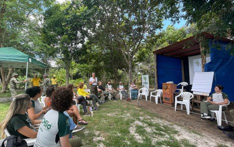Servidores e parceiros participam de oficina de interpretação ambiental no Parque Nacional do Pau Brasil – Foto: Divulgação/PNPB