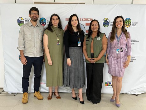 Representantes do ICMBio e da Caixa conduziram as entregas - Foto: Acervo/DIPLAN