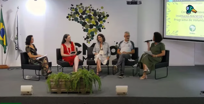 A live aconteceu na sede do ICMBio, em Brasília/DF - Foto: Divulgação/YouTube 