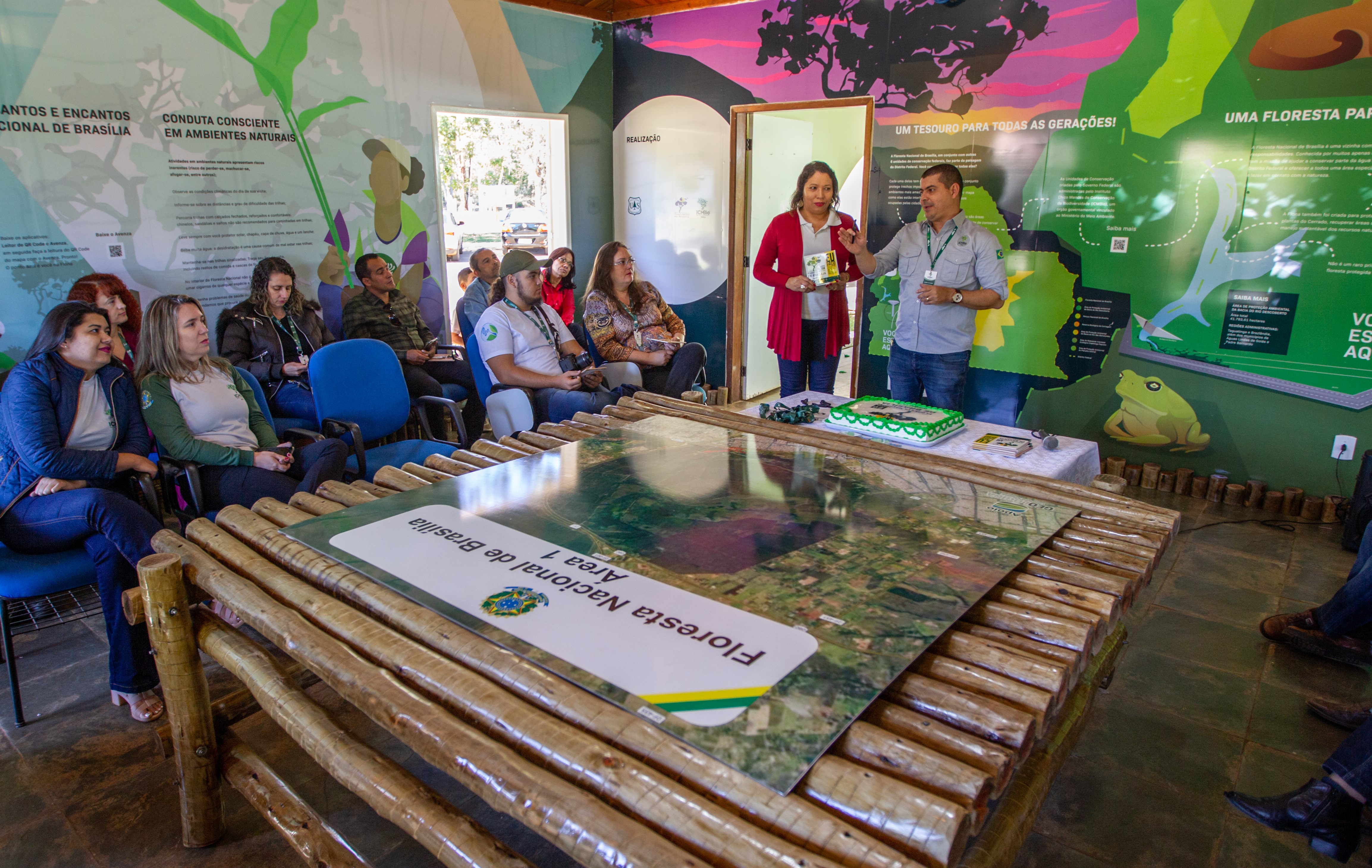 Novo Centro de Visitantes foi inaugurado na ocasião (Foto: Bruno Bimbato)
