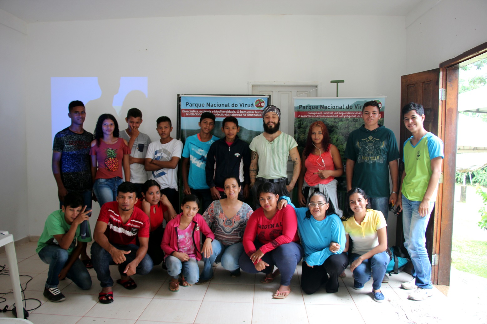 Alunos da Escola Estadual Roraima Fotoclube Roraima