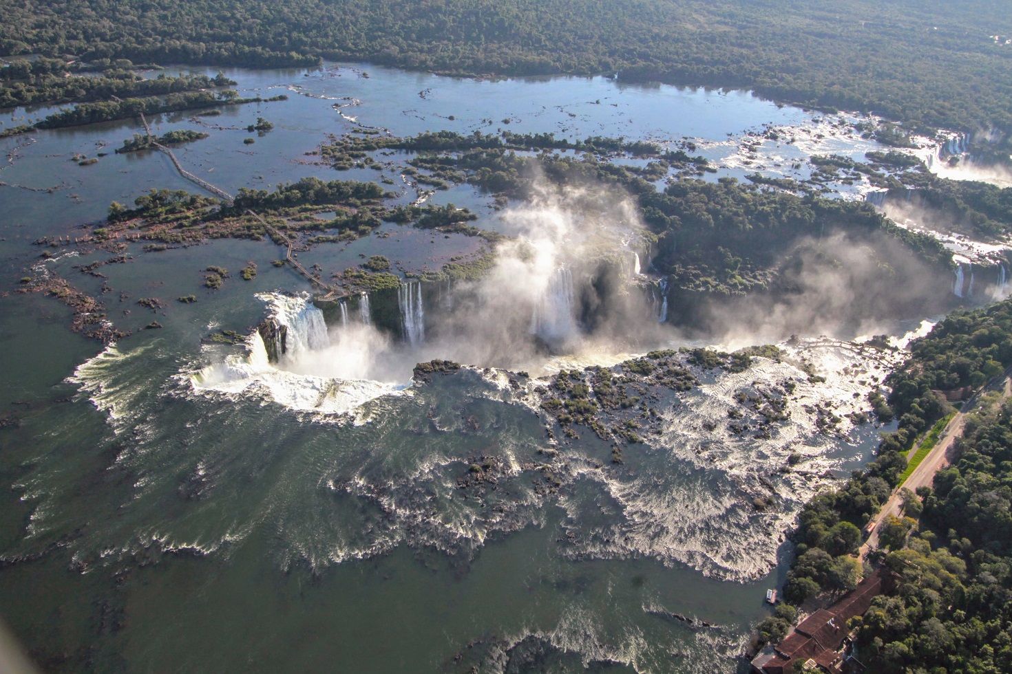 Cataratas do Iguaçu aérea Christian Rizzi