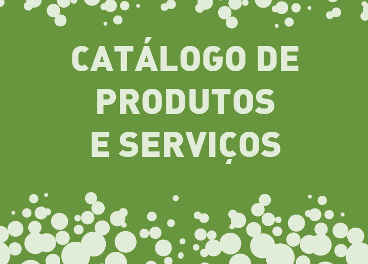 Catálogo de produtos e serviços