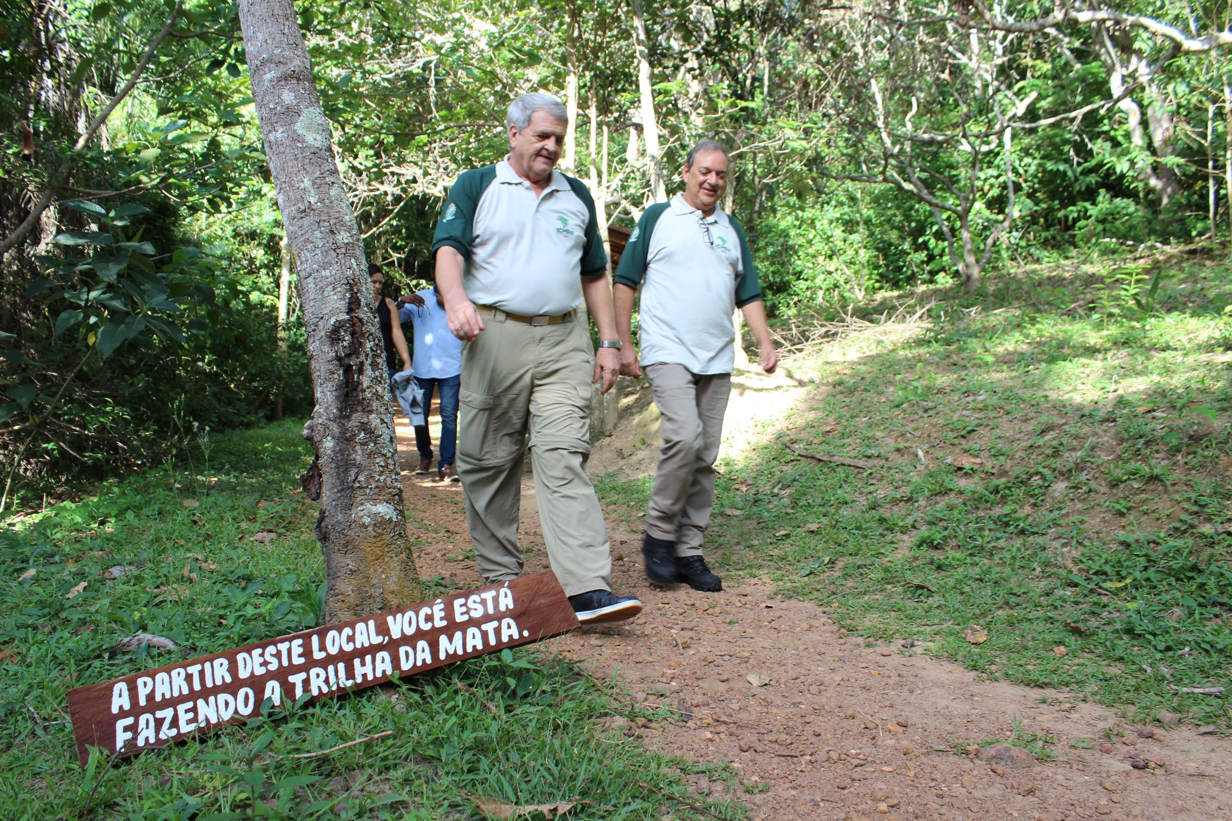 Presidente do ICMBio visita a RPPN VagaFogo (Foto: Bruno Bimbato)