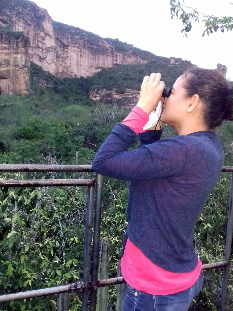 Voluntaria censo Andreza Amaral