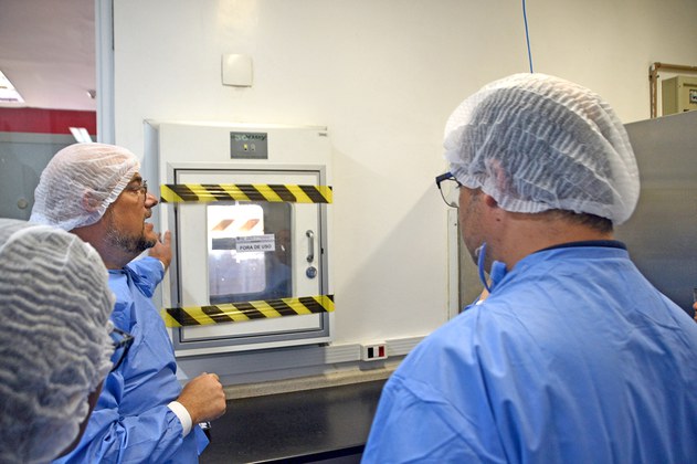 Complexo NB3 da SAARB/IEC também foi visitado