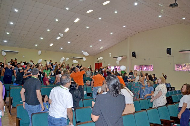 Servidores e colaboradores participaram de dinâmicas de grupo