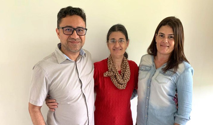 Allen Macedo (SEITP/IEC), Profª Maria Brasil (UFPA) e Clarisse Andrade (SEITP/IEC).
