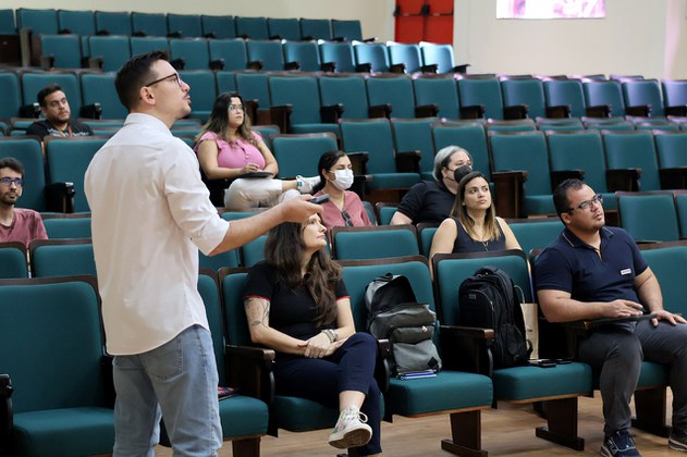 Workshop foi realizado no auditório do Centro Nacional de Primatas (CENP)