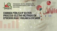 Chamada para seleção ao Mestrado em Epidemiologia e Vigilância em Saúde 2020