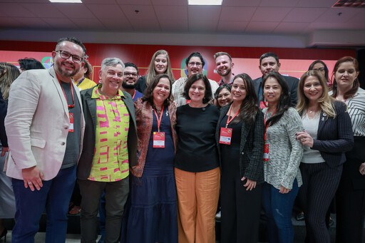 Comitiva do IEC, CGARB com a Ministra da Saúde, Nísia Trindade.