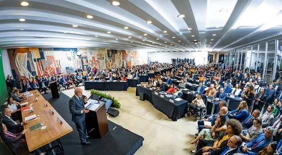 Presidente Lula participa da abertura da 6ª Reunião do Conselhão.