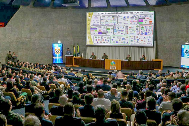 Exercício buscou fortalecer a resiliência cibernética nacional por meio de simulações virtuais e construtivas (Foto: SD Phablo Ruan)