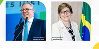 Alexandre Padilha, novo Ministro da Saúde, e Mariângela Simão, nova Secretária da SVSA