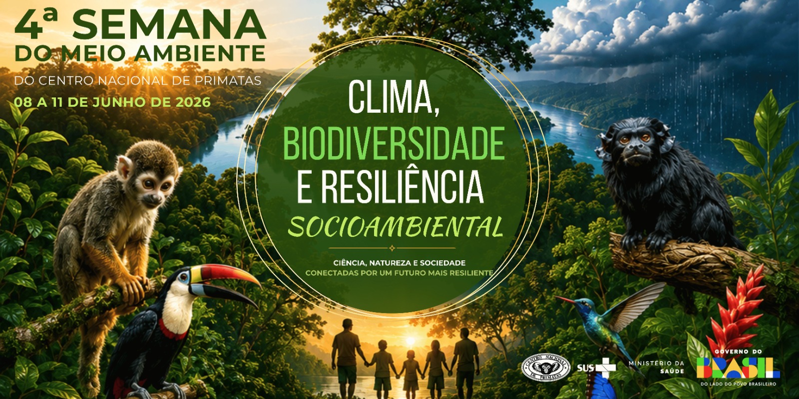 Com programação científica, trilhas e palestra de referência nacional sobre biodiversidade amazônica.