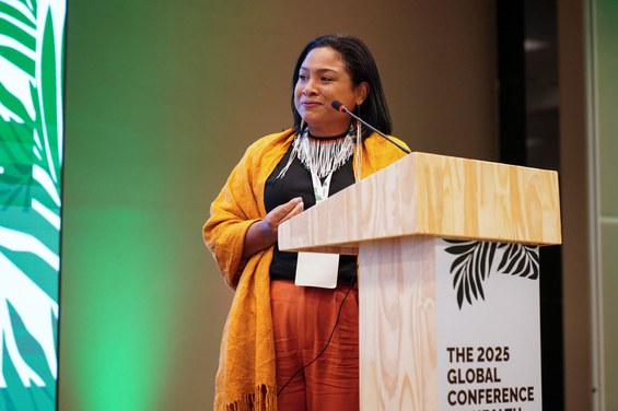 Ângela Kaxuyana, da Coordenação das Organizações Indígenas da Amazônia Brasileira (COIAB).