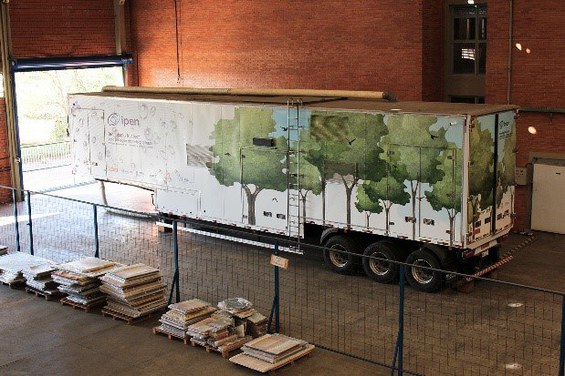 Unidade Móvel do acelerador de elétrons desenvolvido no IPEN/CNEN