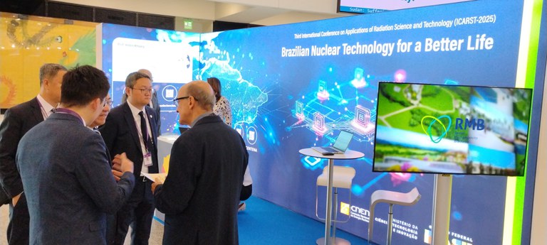 Estande da CNEN no ICARST 2025