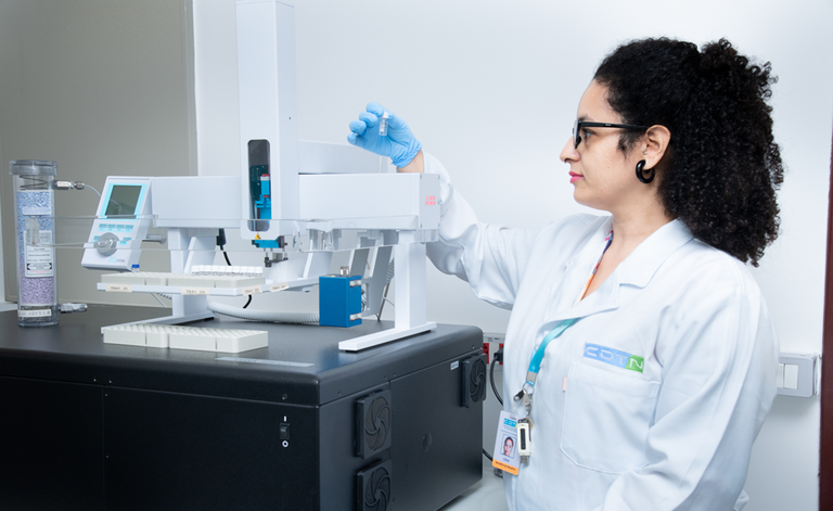 Registro do Laboratório de Análise Isótopos Estáveis do CDTN