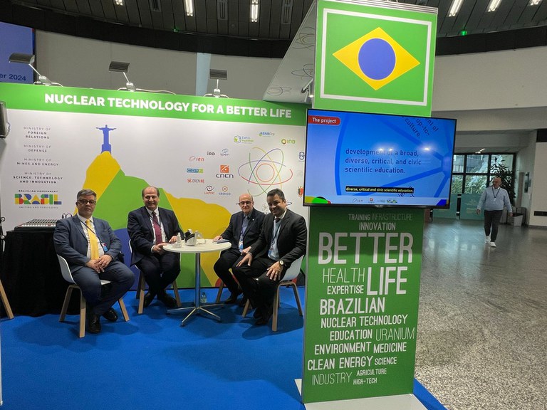 Estande Brasil na 68a Conferência da IAEA